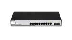 D-Link DGS-1210-10 Managed L2 Gigabit Ethernet (10/100/1000) 1U Schwarz, Grau