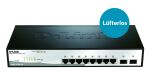 D-Link DGS-1210-10 Managed L2 Gigabit Ethernet (10/100/1000) 1U Schwarz, Grau