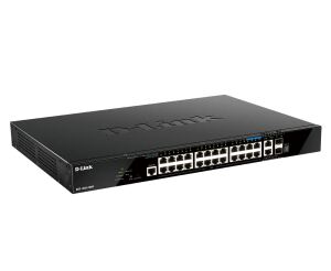 D-Link DGS-1520-28MP/E Netzwerk-Switch Managed L3 Gigabit Ethernet (10/100/1000) Power over Ethernet (PoE) 1U Schwarz