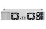 QNAP TS-1264U-RP NAS Rack (2U) Intel® Celeron® 8 GB DDR4 0 TB QNAP QTS Aluminium, Schwarz