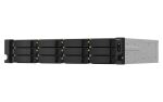 QNAP TS-1264U-RP NAS Rack (2U) Intel® Celeron® 8 GB DDR4 0 TB QNAP QTS Aluminium, Schwarz