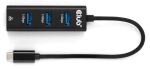 CLUB3D CSV-1549 Schnittstellen-Hub USB Typ-C 5000 Mbit/s Schwarz