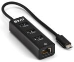 CLUB3D CSV-1549 Schnittstellen-Hub USB Typ-C 5000 Mbit/s Schwarz