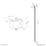 Neomounts ADS06-131BL Kabelwirbelsäule - Klemmbefestigung - universal