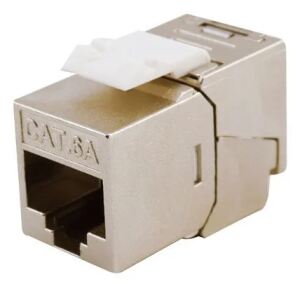 Equip Cat.6A Slim Keystone Jack, werkzeuglos, geschirmt, 8 Stück/Set