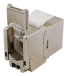 Equip Cat.6A Slim Keystone Jack, werkzeuglos, geschirmt, 8 Stück/Set