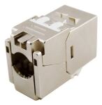 Equip Cat.6A Slim Keystone Jack, werkzeuglos, geschirmt, 8 Stück/Set