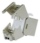 Equip Cat.6A Slim Keystone Jack, werkzeuglos, geschirmt, 8 Stück/Set