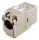 Equip Cat.6A Slim Keystone Jack, werkzeuglos, geschirmt, 8 Stück/Set