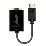 Lindy 41006 Videokabel-Adapter 0,15 m VGA (D-Sub) DisplayPort Schwarz