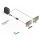 Lindy 41006 Videokabel-Adapter 0,15 m VGA (D-Sub) DisplayPort Schwarz