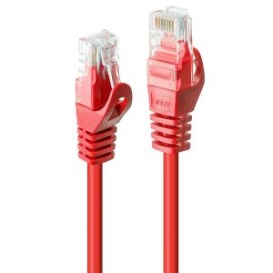 Lindy 48183 Netzwerkkabel Rot 2 m Cat6 U/UTP (UTP)