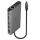 Lindy 43323 laptop-dockingstation & portreplikator Kabelgebunden USB 3.2 Gen 1 (3.1 Gen 1) Type-C Schwarz, Grau