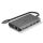Lindy 43323 laptop-dockingstation & portreplikator Kabelgebunden USB 3.2 Gen 1 (3.1 Gen 1) Type-C Schwarz, Grau