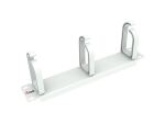 Equip 10" Kabelmanagement-Panel, 1HE, Hellgrau