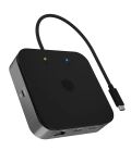 ICY BOX IB-DK408-C41, 7 in 1 Mobil DockingStation USB4® Type-C® auf 1x DisplayPort™ 1.4, 1x HDMI® 2.1, Gigabit LAN, 3x USB 3.2 Gen 2 Type-A, 1x Audiokombo- un