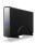 ICY BOX IB-382H-C31, USB 3.2 Gen 2 Gehäuse für 2,5 od. 3,5 SATA HDD/SSD, integrierter Hub 1x USB-C 2x USB-A, 10 Gbit/s, 12V 3A Netzteil, schwarz