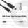 CLUB3D USB 3.1 Gen2 Type-C auf Type-B Kabel 1M. Stecker/Stecker