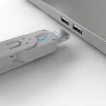 Lindy 40452 Schnittstellenblockierung Schnittstellenblockierung + Schlüssel USB Typ-A Blau Acrylnitril-Butadien-Styrol (ABS) 5 Stück(e)