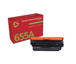 Everyday™ Schwarz wiederaufbereiteter Toner von Xerox, kompatibel mit HP 655A (CF450A), Standardkapazität