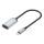 Manhattan 153706 Videokabel-Adapter 0,15 m USB Typ-C HDMI Typ A (Standard) Schwarz, Silber