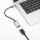 Manhattan 153706 Videokabel-Adapter 0,15 m USB Typ-C HDMI Typ A (Standard) Schwarz, Silber