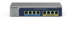 NETGEAR 8-port Ultra60 PoE++ Multi-Gigabit (2.5G) Ethernet Plus Switch Managed L2/L3 2.5G Ethernet (100/1000/2500) Power over Ethernet (PoE) Grau