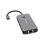 Verbatim CMH-09 USB Typ-C 10000 Mbit/s Silber