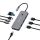 Verbatim CMH-09 USB Typ-C 10000 Mbit/s Silber