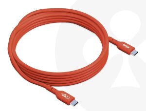CLUB3D USB2 Typ-C Bi-Direktionales USB-IF zertifiziertes Kabel 480Mb, PD 240W(48V/5A) EPR St./St. 1m