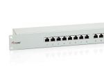 Equip 16-Port Cat.6 Geschirmtes Patch Panel, Hellgrau