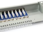 Equip 16-Port Cat.6 Geschirmtes Patch Panel, Hellgrau