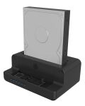ICY BOX IB-2914MSCL-C31, Docking & CloneStation für M.2 NVMe SSD & 2.5”/3.5” SATA SSD/HDD, Zweiwege klonen, USB 3.2 Gen 2 Type-C®/Type-A, schwarz
