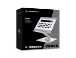 Conceptronic DONN27G Laptop-Ständer mit 7-in-1-Dockingstation, 360° drehbare Basis, faltbar, höhenverstellbar