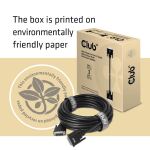 CLUB3D DVI-D Dual Link 24+1 M/M Cable 3m/9.84ft Bidirectional 28AWG