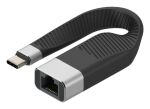 Techly ICOC USBC-RJ45 Netzwerkkabel Schwarz 0,144 m