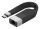 Techly ICOC USBC-RJ45 Netzwerkkabel Schwarz 0,144 m