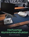 ICY BOX IB-NH300-R, Notebookhalter, rotierend, höhenverstellbar, Aluminium, für Notebooks bis 17" (43 cm)