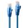 Lindy 48017 Netzwerkkabel Blau 1 m Cat6 U/UTP (UTP)