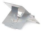 R-Go Tools Laptopständer R-Go Riser Flexible, ergonomisch faltbarer und einstellbarer Laptopständer, Silber