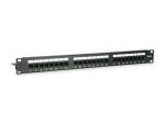 Equip 24-Port Cat.6 Ungeschirmtes Patch Panel, Schwarz