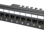 Equip 24-Port Cat.6 Ungeschirmtes Patch Panel, Schwarz