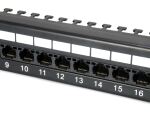 Equip 24-Port Cat.6 Ungeschirmtes Patch Panel, Schwarz