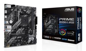 ASUS PRIME B550M-K ARGB AMD B550 Sockel AM4 micro ATX