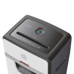 HP 2808 Aktenvernichter Mikrogeschnittene Zerkleinerung 65 dB 22 cm Weiß, Schwarz