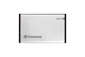 Transcend StoreJet 25S3 HDD / SSD-Gehäuse Silber 2.5" USB