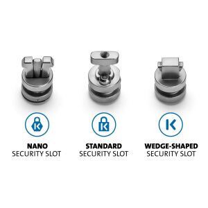 Kensington ClickSafe Universelles Anker-Kit für Sicherheits-Slots