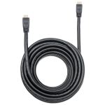 Manhattan High Speed HDMI-Kabel mit Ethernet-Kanal, CL3-zertifiziert für Wandinstallationen, HEC, ARC, 3D, 4K@60Hz, CL3, HDMI-Stecker auf HDMI-Stecker, geschirmt, schwarz, 10 m