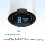 TP-Link DECO X50-OUTDOOR(1-PACK)(EU) Mesh-WLAN-System Dual-Band (2,4 GHz/5 GHz) Wi-Fi 6 (802.11ax) Weiß Intern