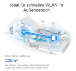 TP-Link DECO X50-OUTDOOR(1-PACK)(EU) Mesh-WLAN-System Dual-Band (2,4 GHz/5 GHz) Wi-Fi 6 (802.11ax) Weiß Intern